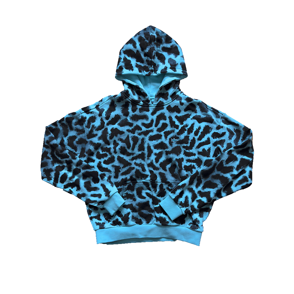 Blue Leopard - Hoodie